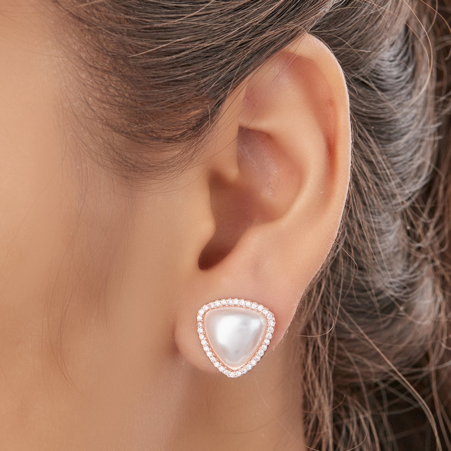 pearl diamond earrings