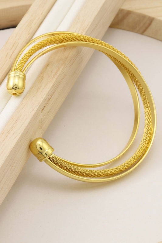 Golden Aura Cuff Bracelet For Women