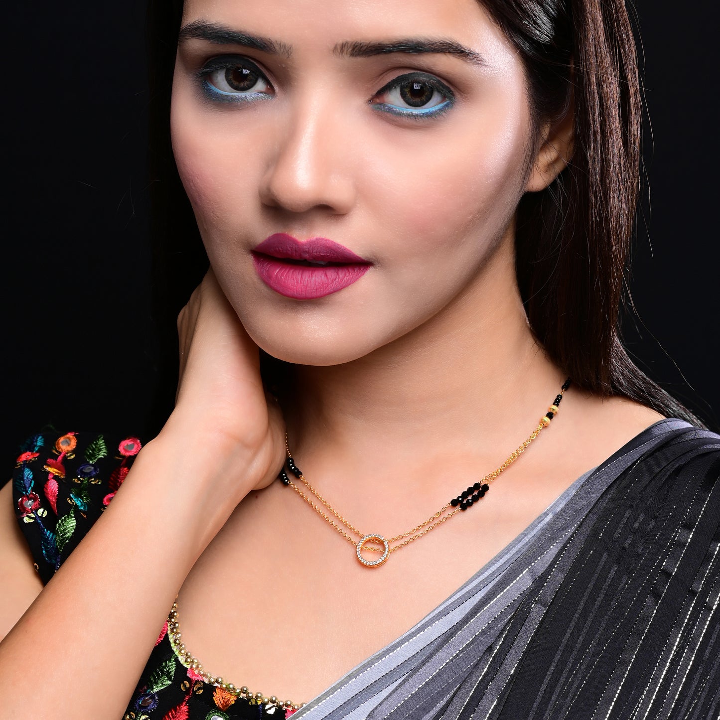 Diamond Ring Mangalsutra For Women