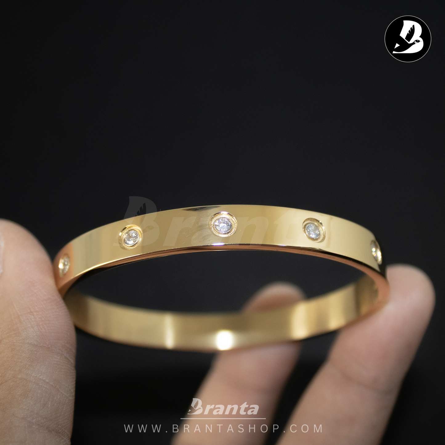 Classic Love Gold Men's Bracelet