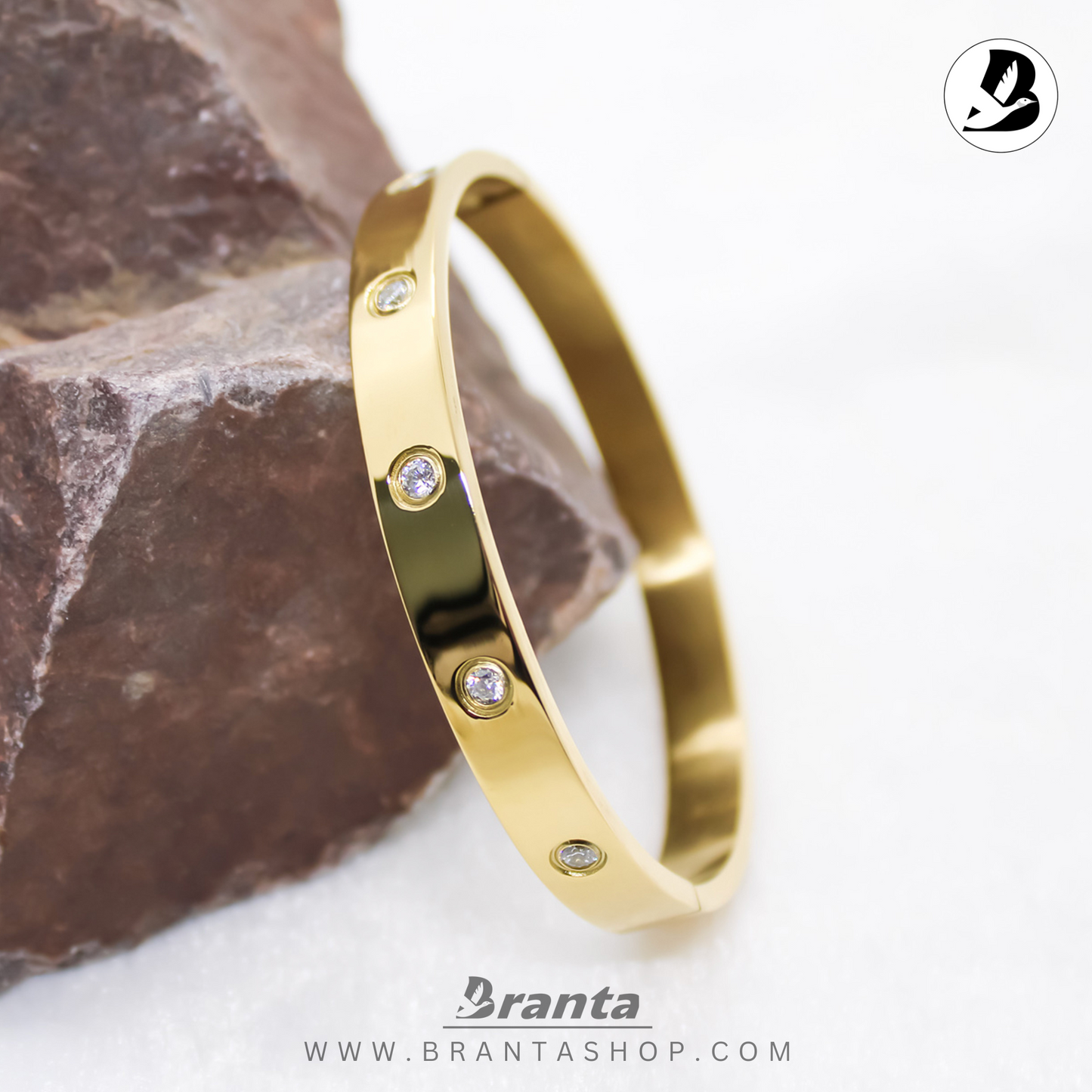 Classic Love Gold Men's Bracelet