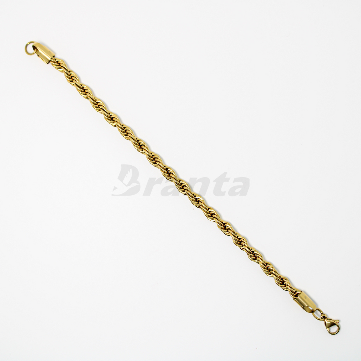 Rope Chain Bracelet in Gold Plated (8 Inch)