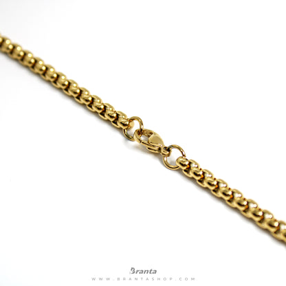 Om Matte Finish Necklace For Men (24 Inch)