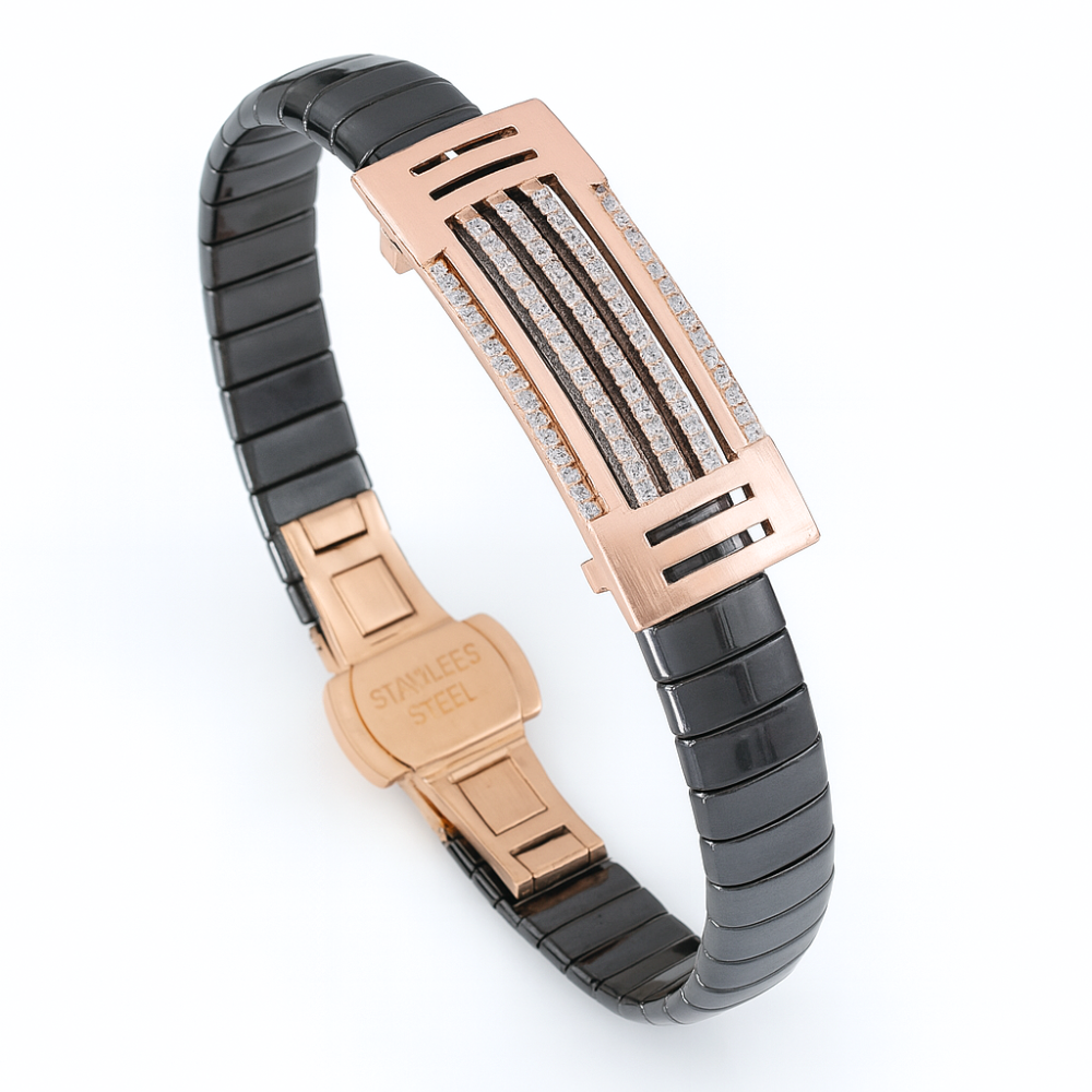 Triline Diamond Ceramic Stainless Steel For Men