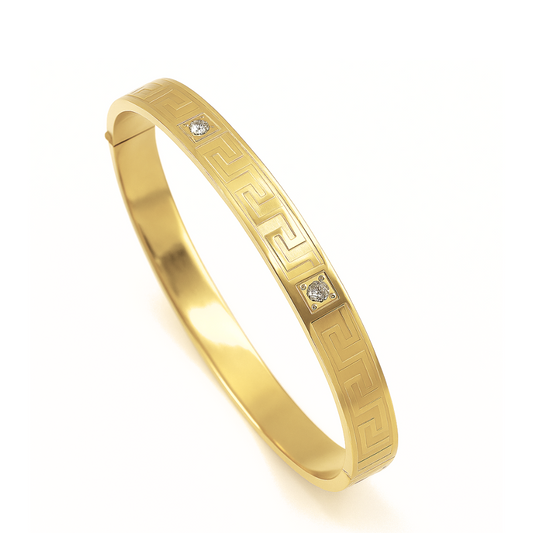 Golden Majesty Diamond Bracelet For Men