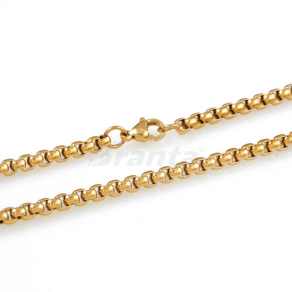 Hanuman Gold Plated Pendant Chain For Men (24 Inch)