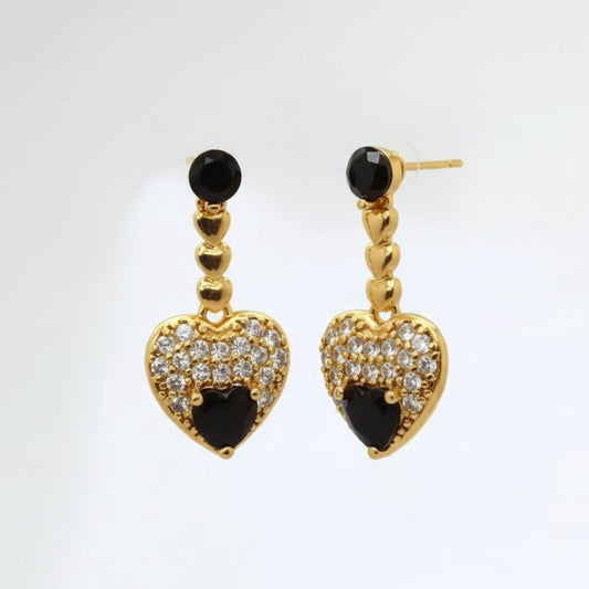 Heart Shape Stylish Diamond Earrings For Women