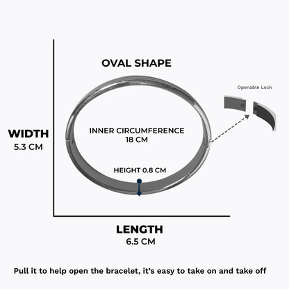 Luxury Silver Men's Bracelet