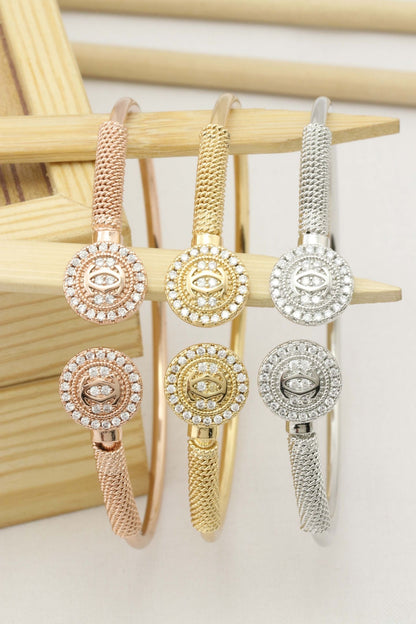Flora Luxe Stainless Steel Bracelet for Women