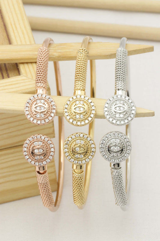 Flora Luxe Stainless Steel Bracelet for Women