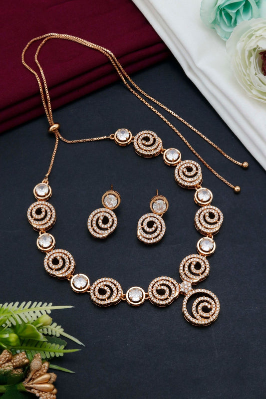 Timeless Spiral Elegance Set For Women