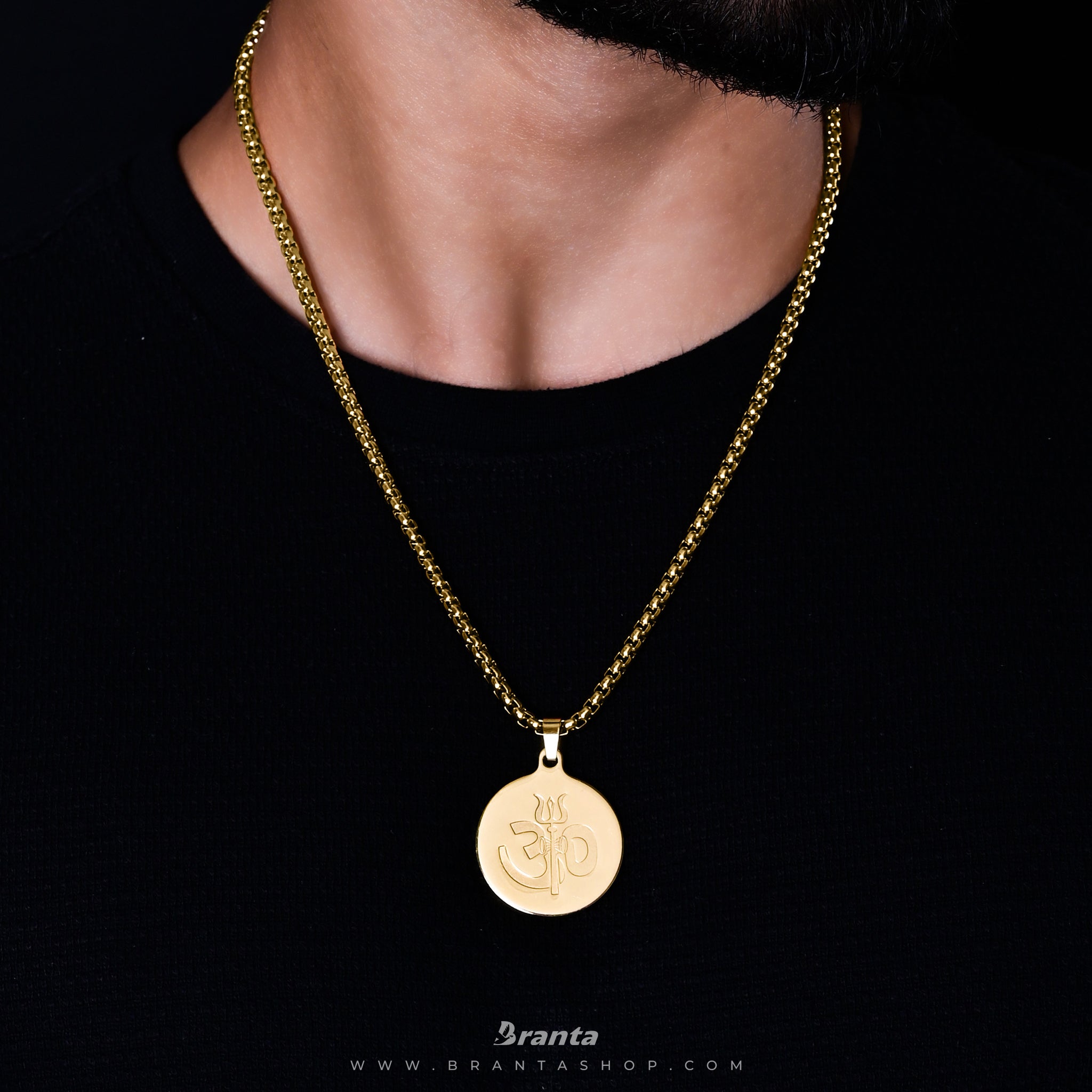 Locket gold for on sale men