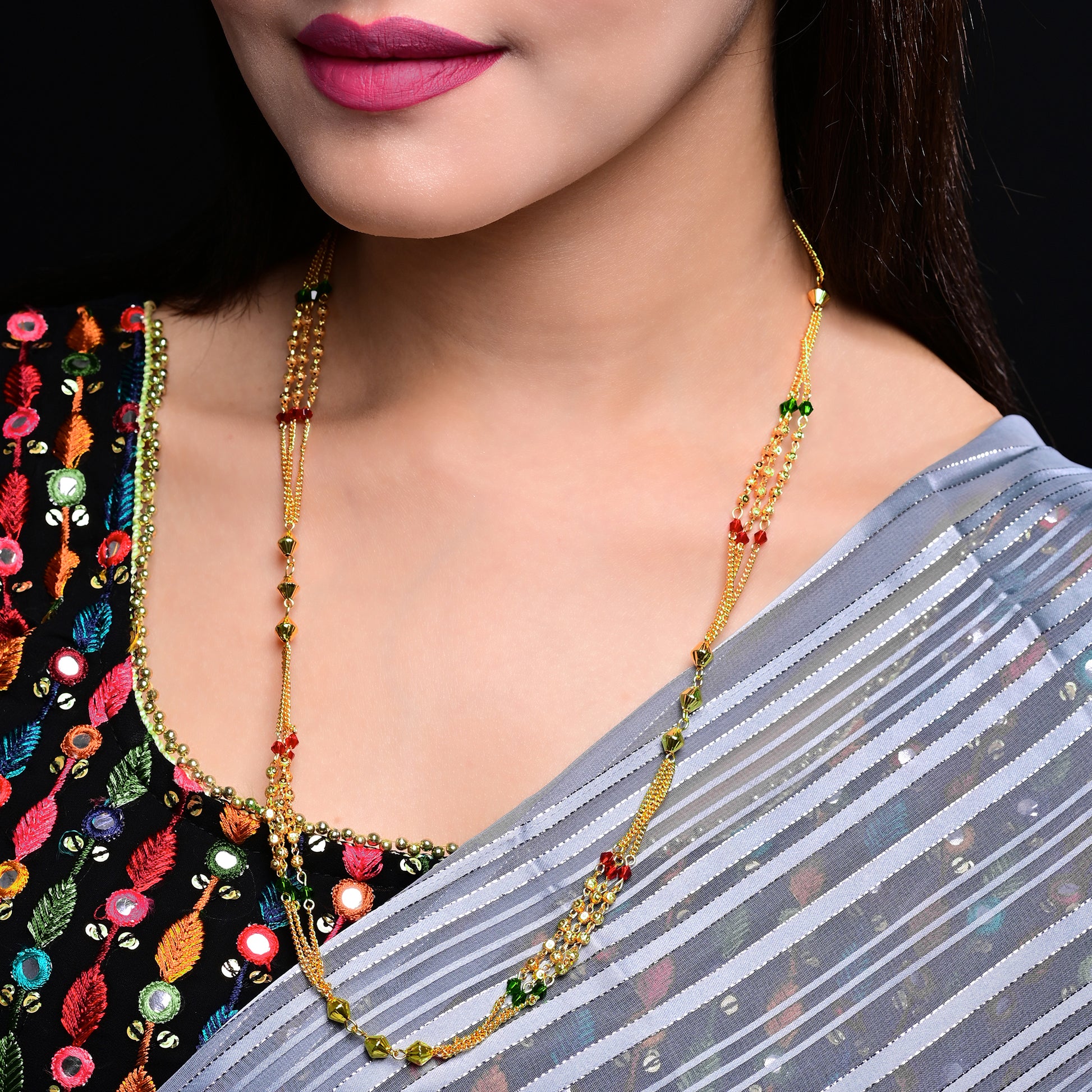 Multicolour Traditional Necklace