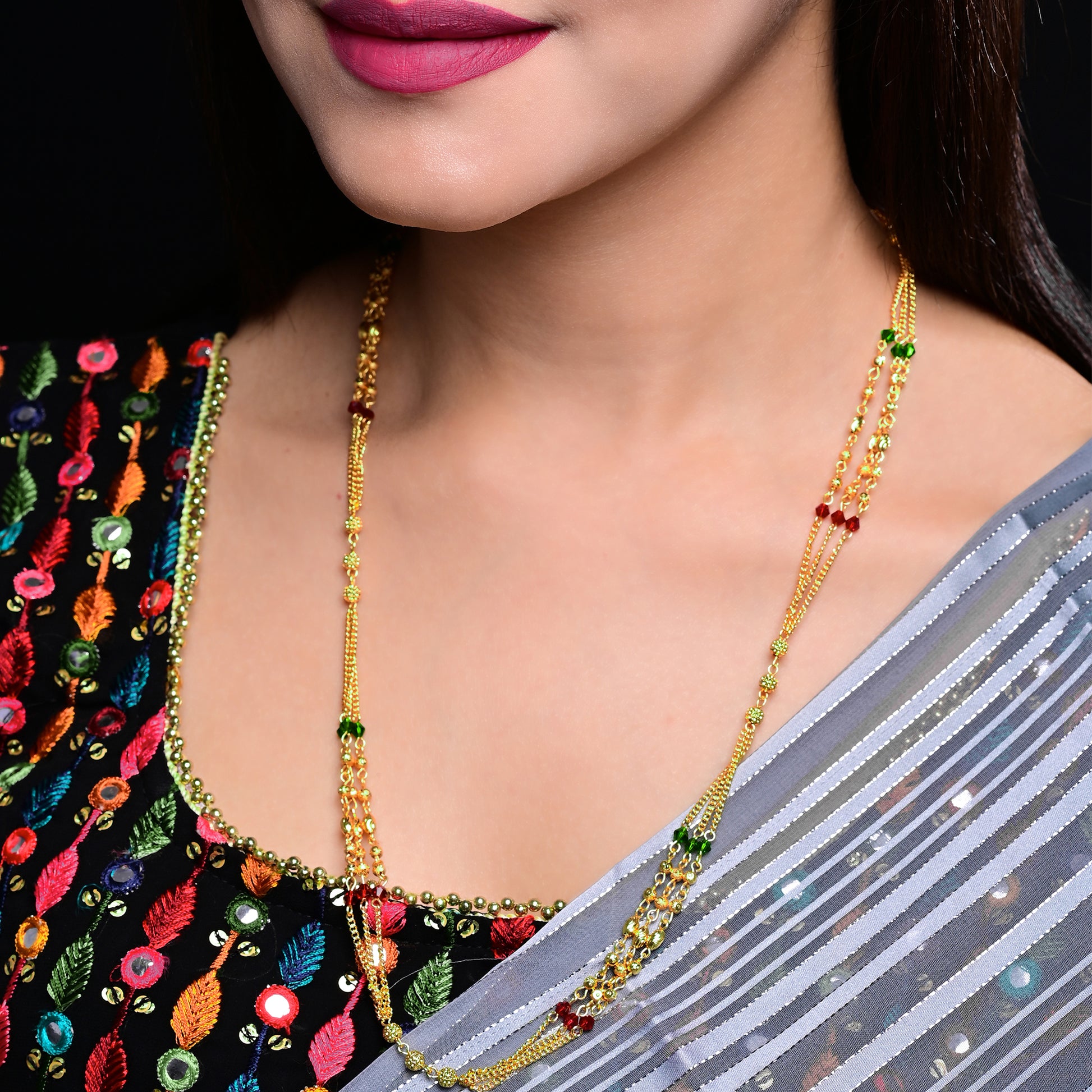  Multicolour Traditional Necklace