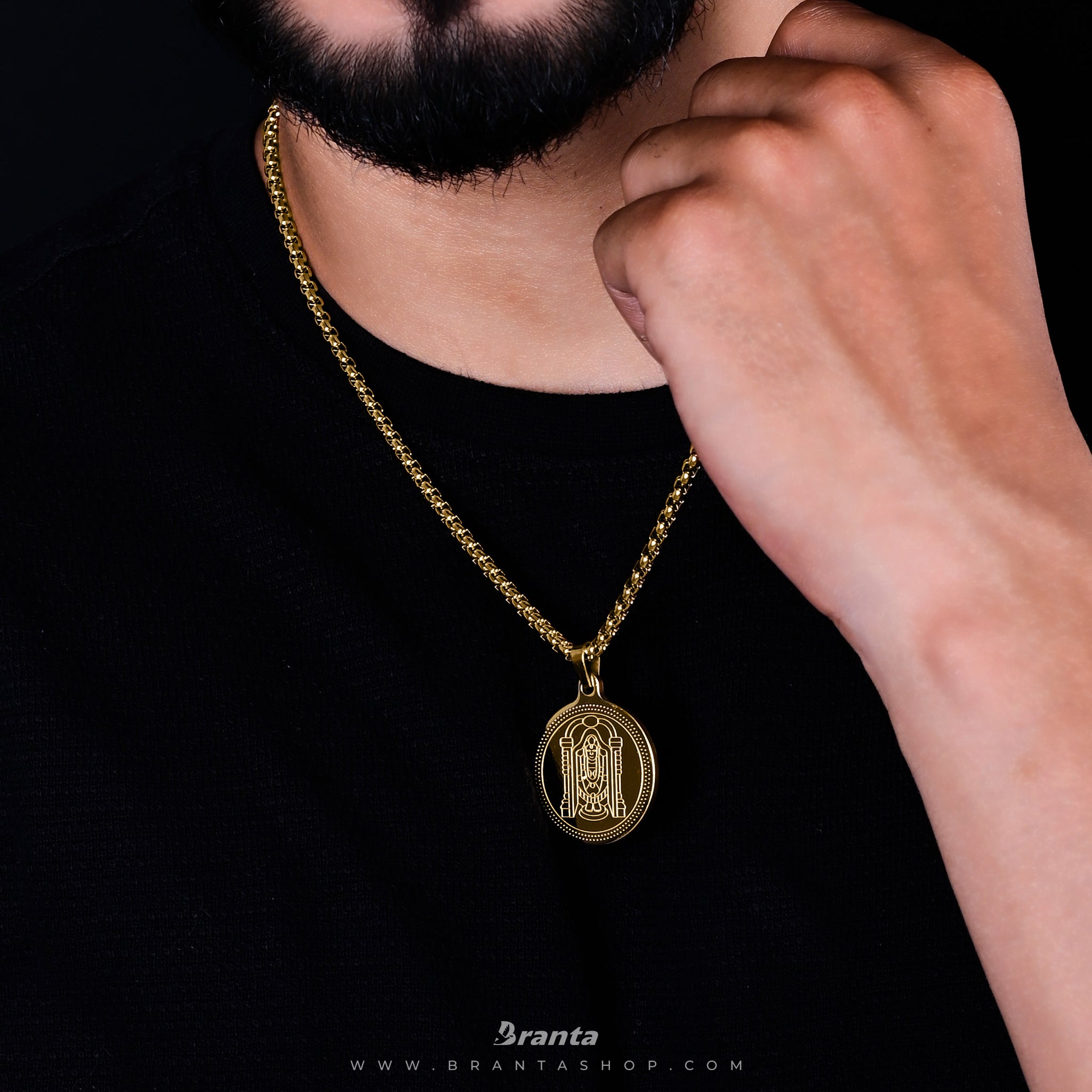 Gold Chain Necklace Men Letter | Mens Gold Chain Initial Pendant - A-z  Necklaces - Aliexpress