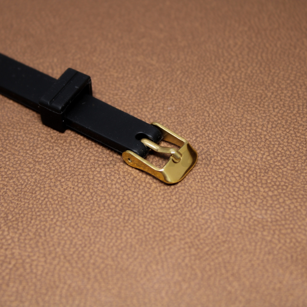 Om Silicon Belt Men's Gold Bracelet