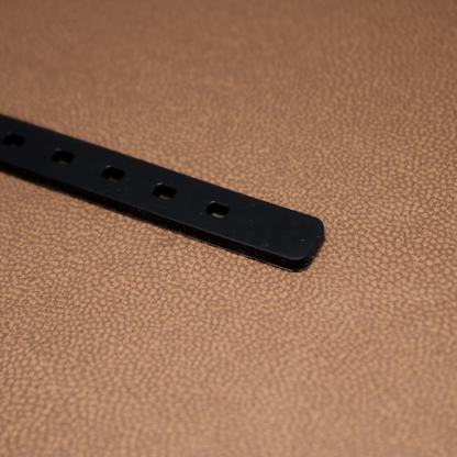 Ram Dotted Pattern Silicon Belt Men's Gold Bracelet