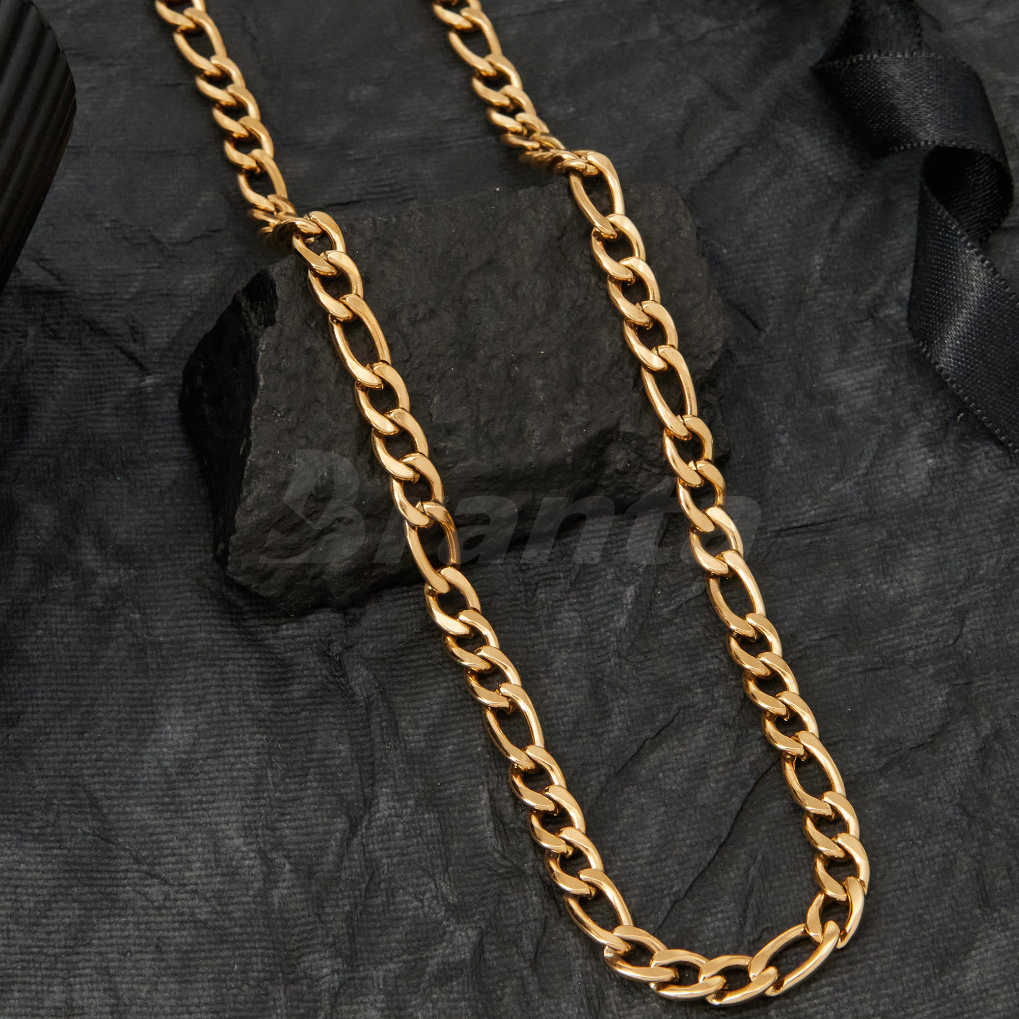 14k Gold Large Curb Link Chain Necklace - Zoe Lev Jewelry