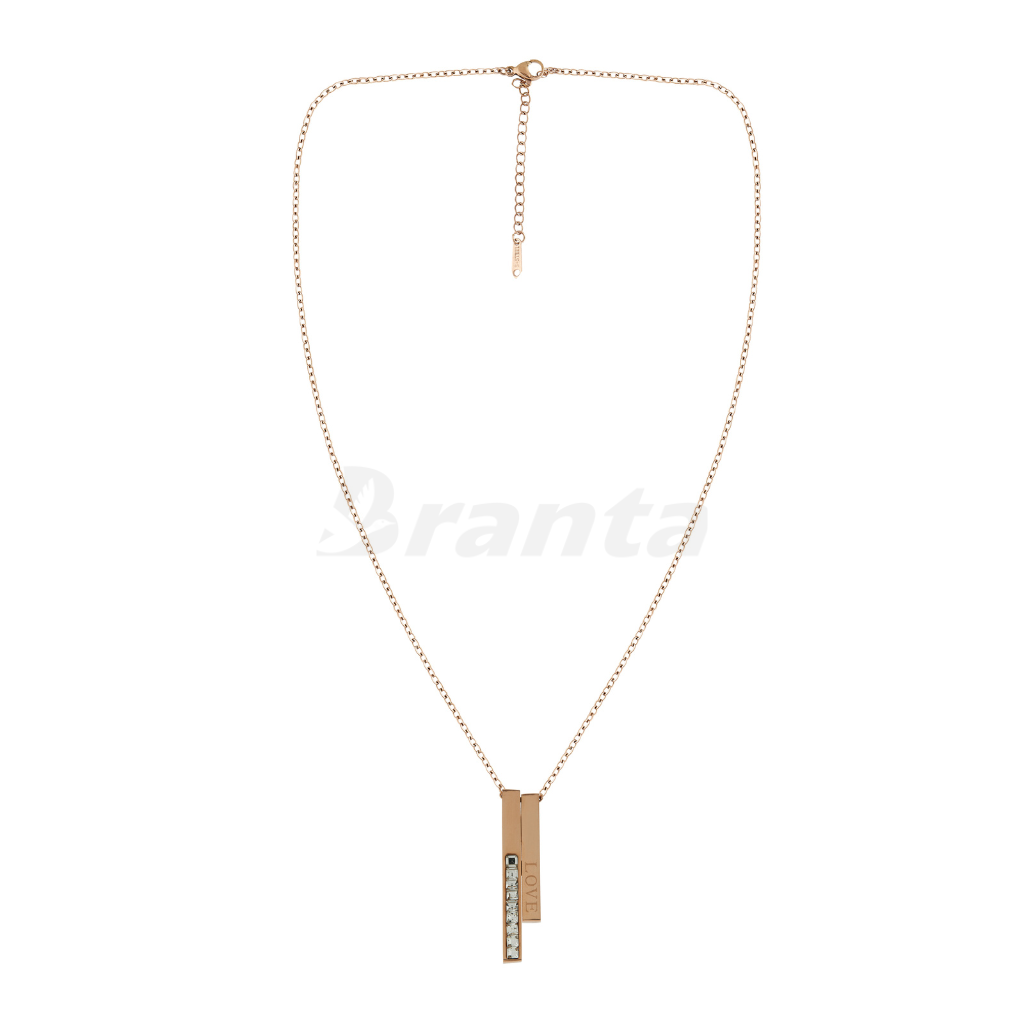 Love Bar Pendant Necklace