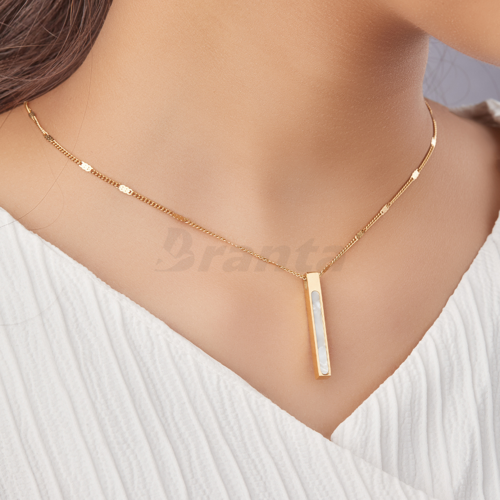 Gold plated necklace online.