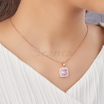 square shape pendent chain
