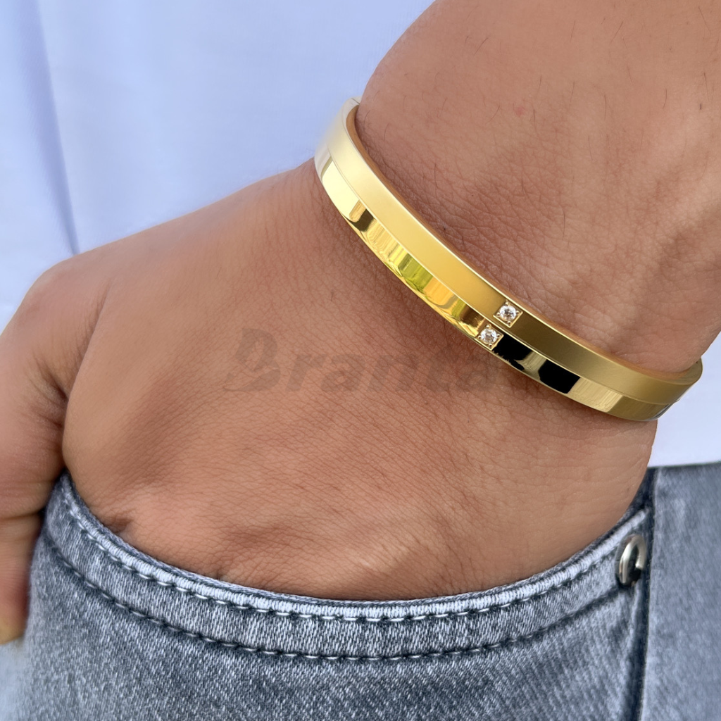 I was a little disappointed in how the Cartier Trinity Bracelet looked and  felt on my small wrist. A lot smaller than the online pics. The Price just  went up $30 to