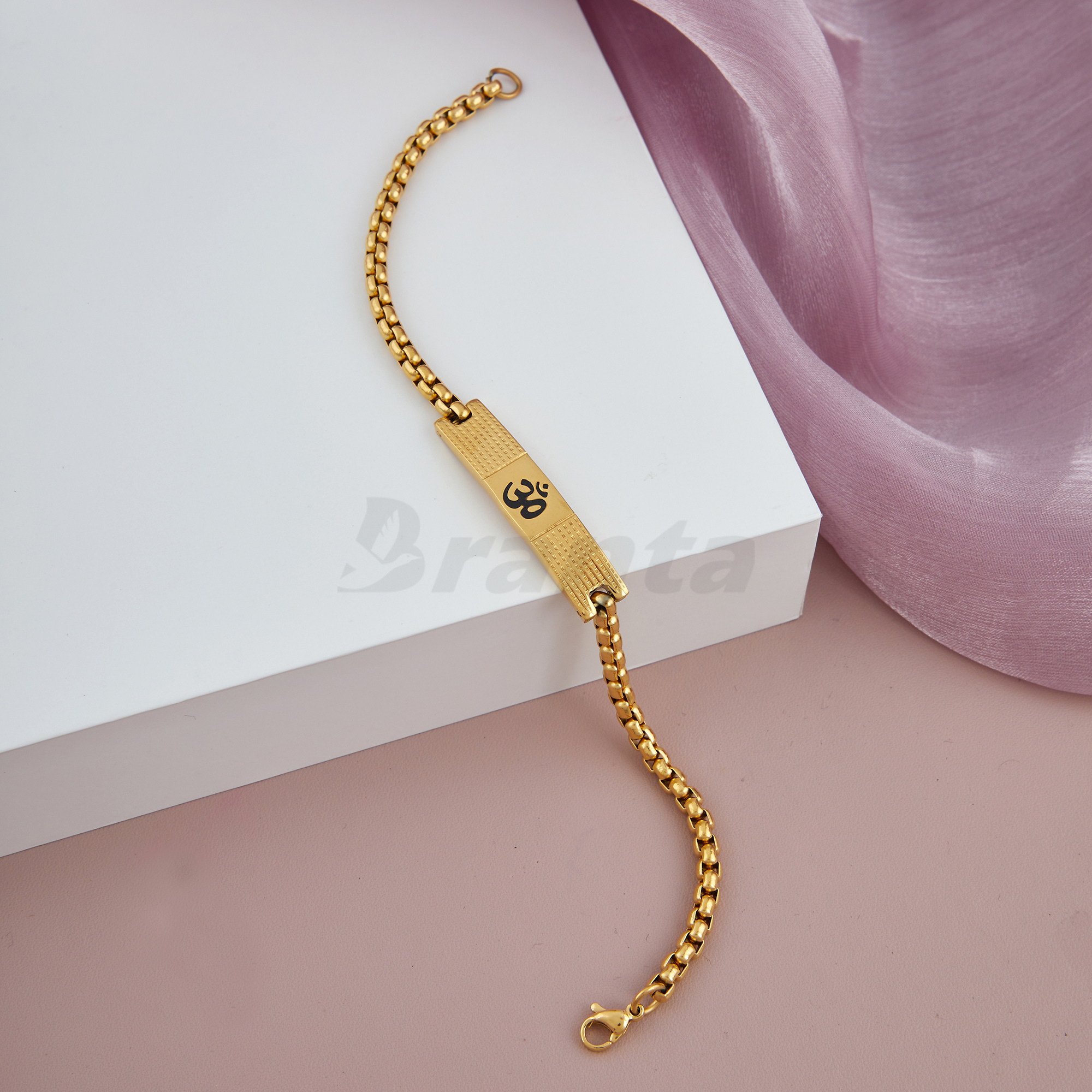 Om Namah Shivay Bracelet For Men  UpdateLife
