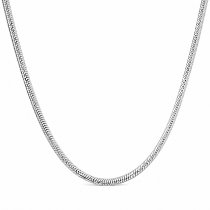 Silver Plated Snake Chain For Men