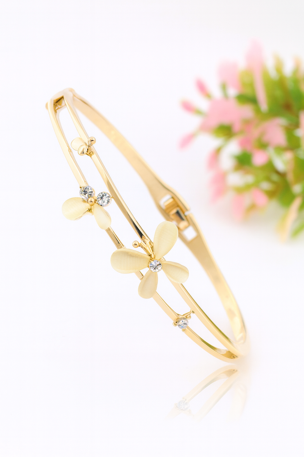 Blush Bloom Stainless Steel bracelet for Women