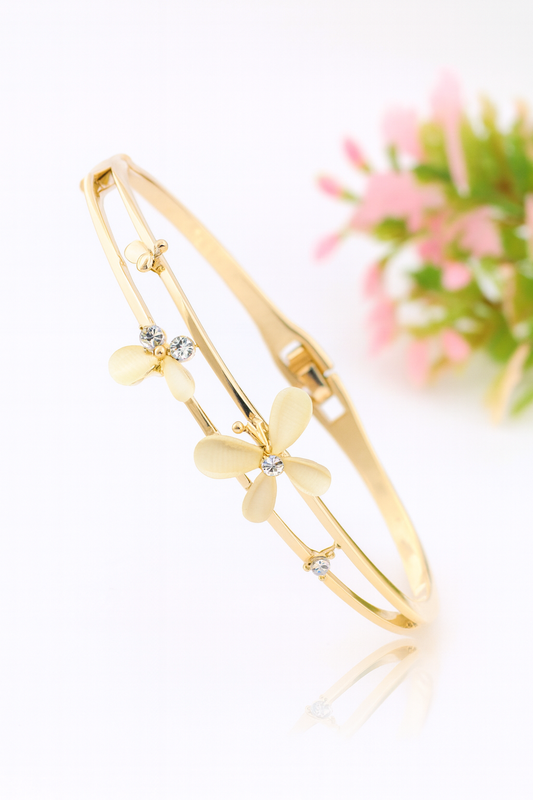 Blush Bloom Stainless Steel bracelet for Women