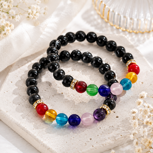 Balance With 7 Chakra Bracelet For Women Combo