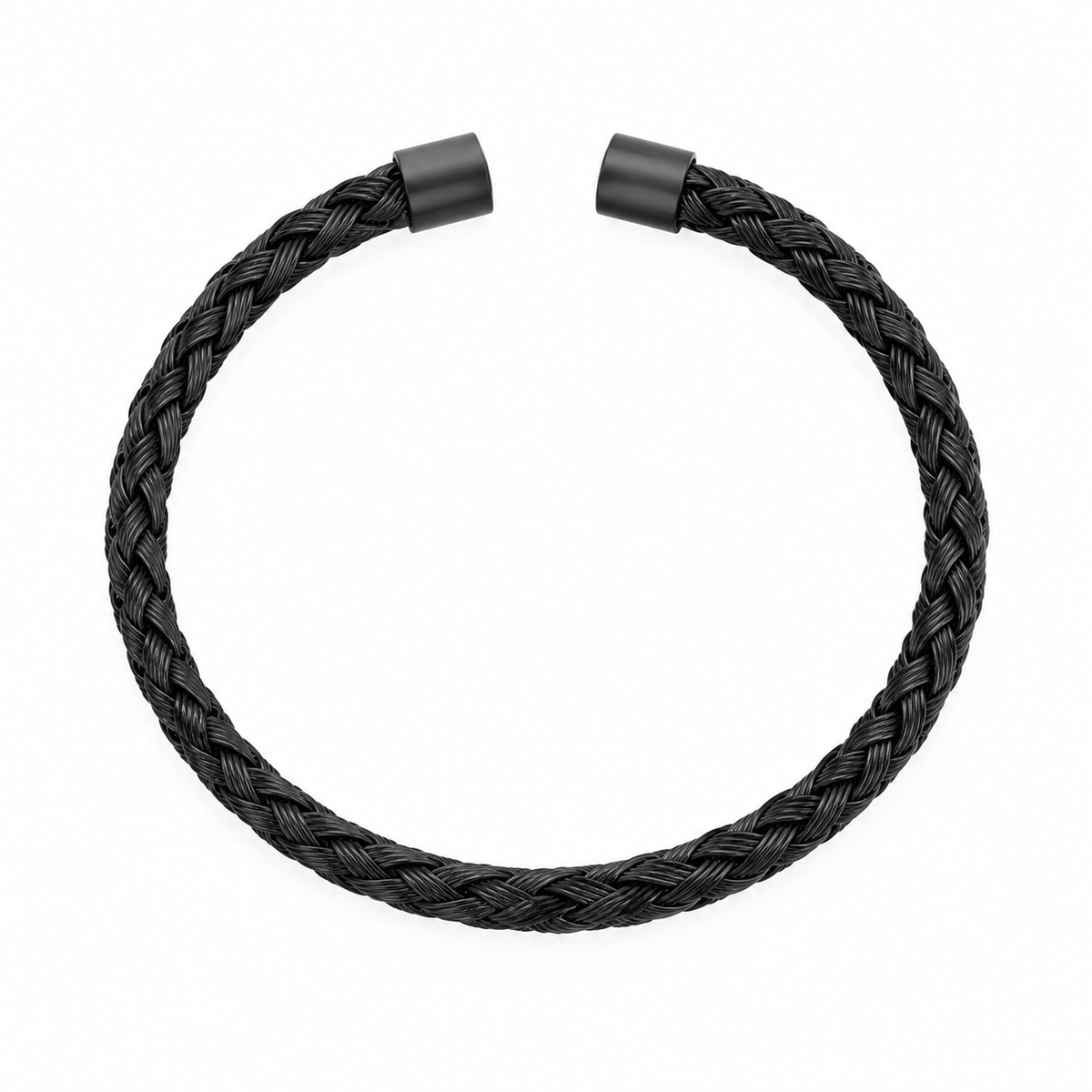 Black Fashion Charm Cuff Bracelet For Men