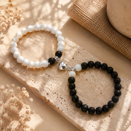 Dual Heart Unisex Charm Bracelets