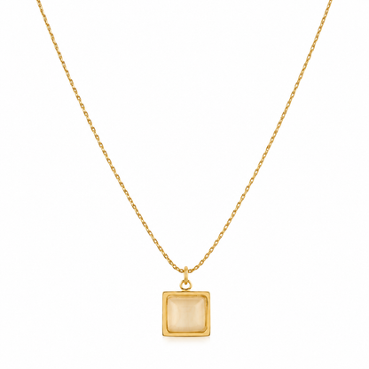 Rectangle Pendant Necklace