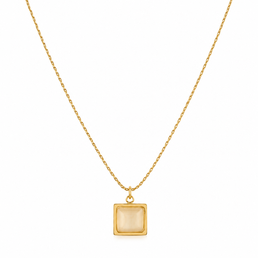 Rectangle Pendant Necklace