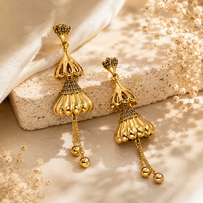 Classic Chic Jhumka Earrings
