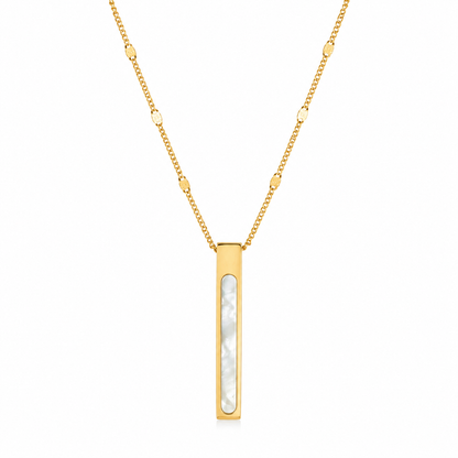 White Stick pendant Necklace