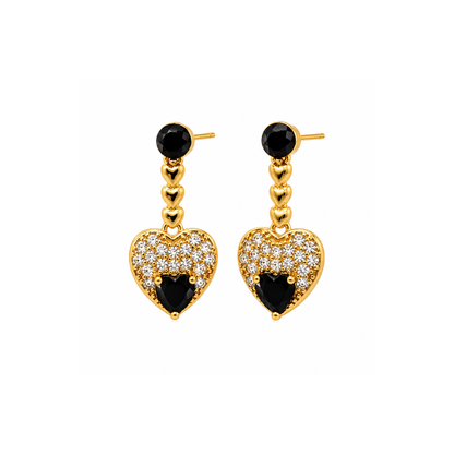 Heart Shape Stylish Diamond Earrings For Women