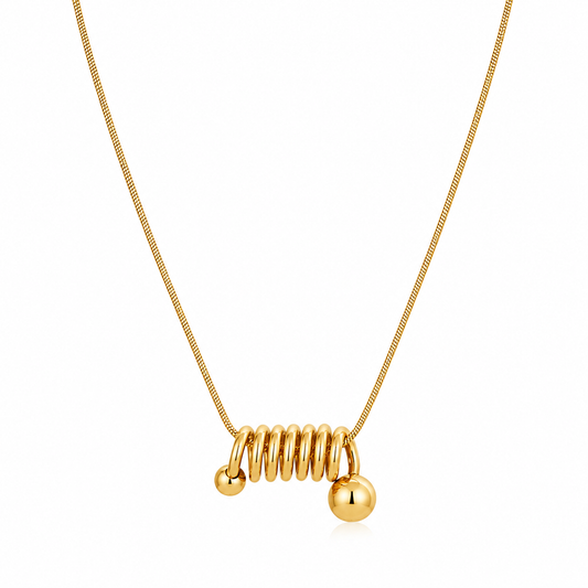 Golden Springs Pendant Necklace