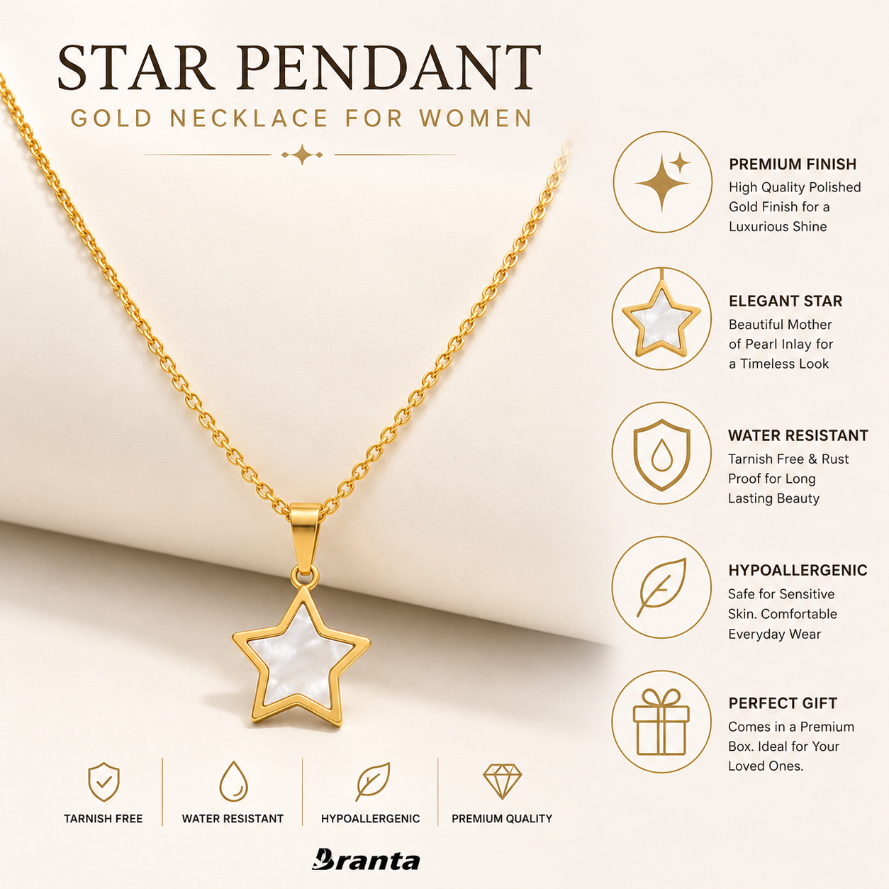 Star Pendant Necklace