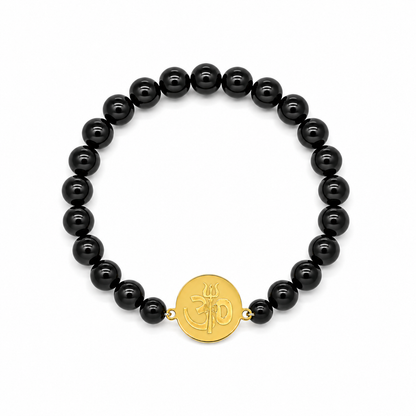 Trishul Om Crystal Bracelet For Men Online