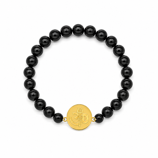 Trishul Om Crystal Bracelet For Men Online