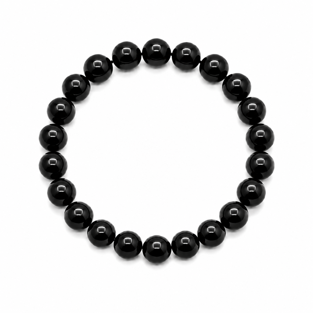 Black Crystal Bracelet For Men & Women