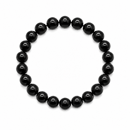 Black Crystal Bracelet For Men & Women