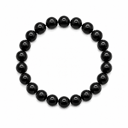 Black Crystal Bracelet For Men & Women