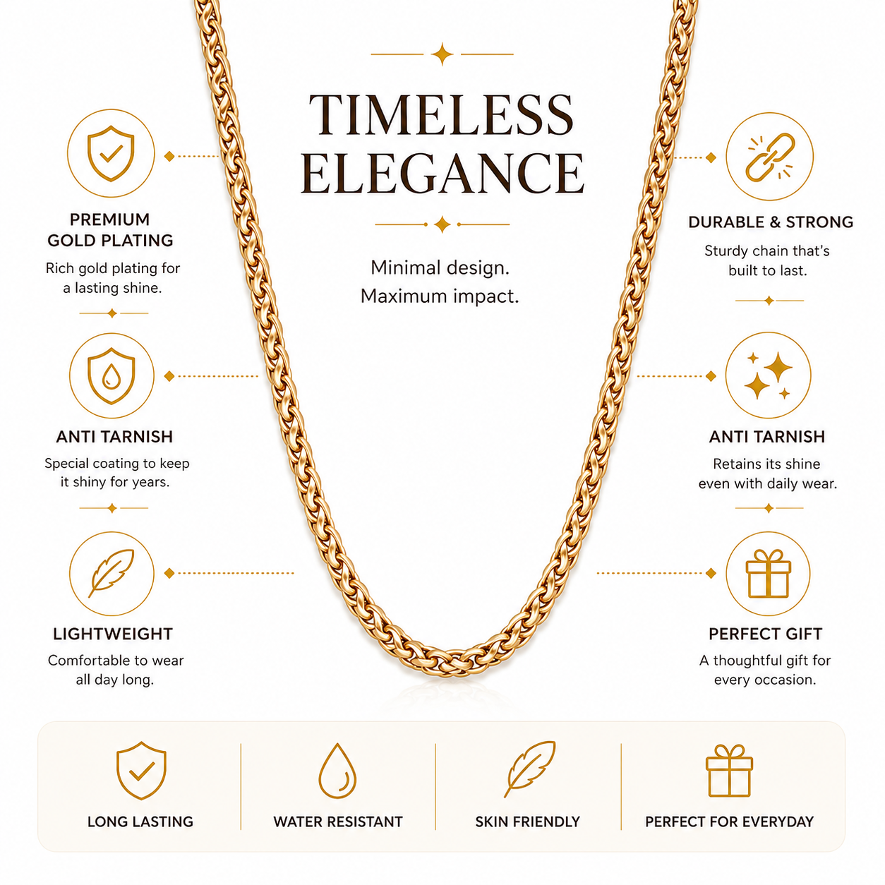 Premium Necklace Chain for Men and Women