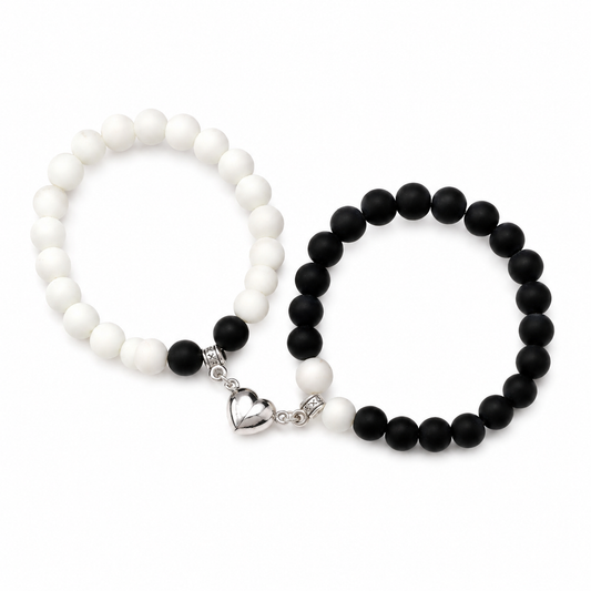 Dual Heart Unisex Charm Bracelets