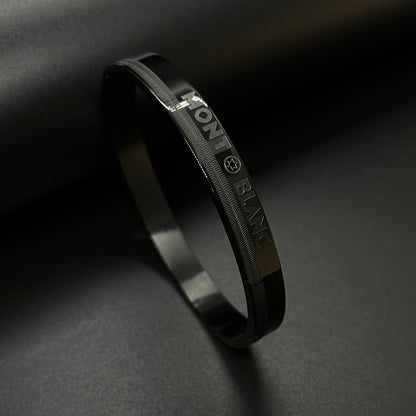 mens black bracelet