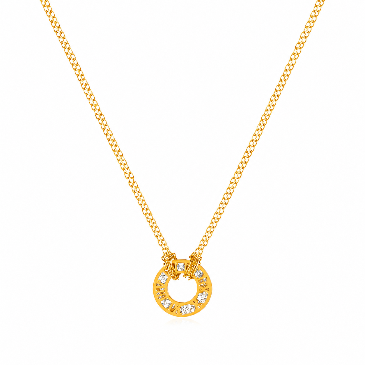 Round Charm Necklace