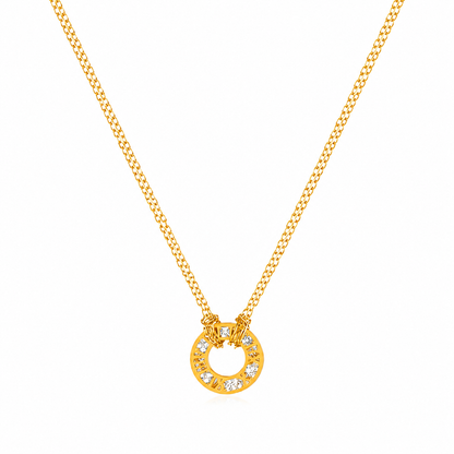 Round Charm Necklace